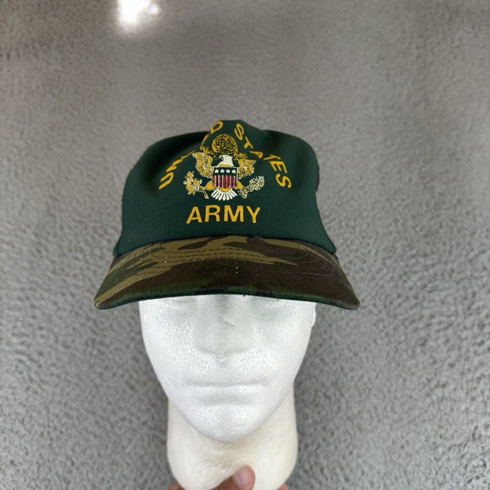 Vintage‎ Woodland Camo Hat United States Army Vintage Trucker Rrr Cap Co USA
